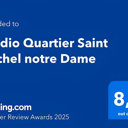 Studio Quartier Saint Michel Notre Dame Free Netflix Parijs Buitenkant foto