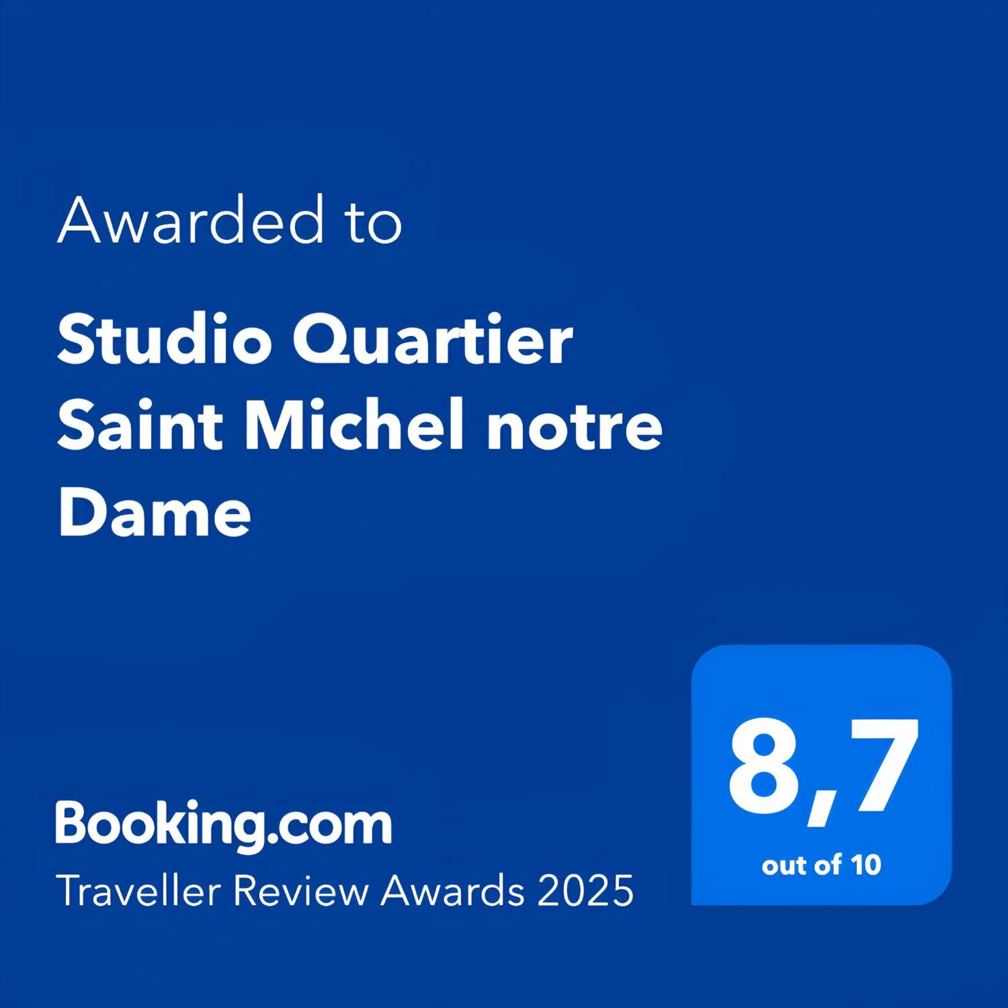 Studio Quartier Saint Michel Notre Dame Free Netflix Parijs Buitenkant foto